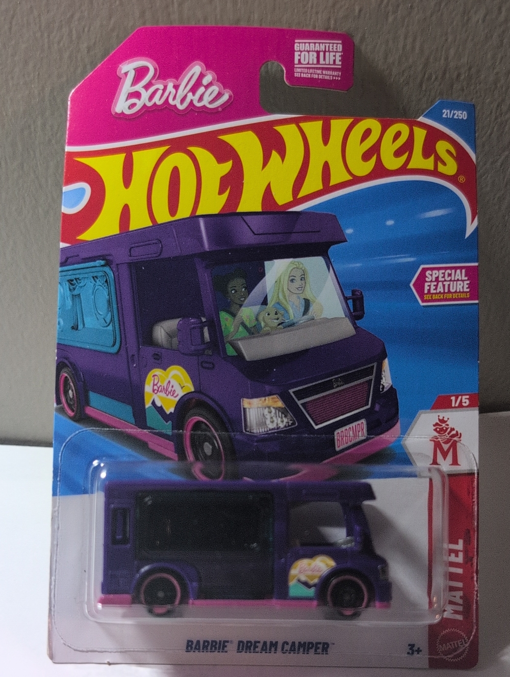 Hot Wheels Barbie Dream Camper Purple HW Mattel NEW Ships Secure In Box
